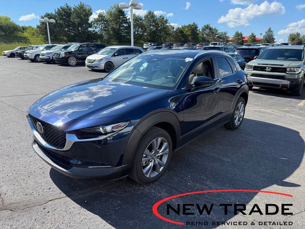 Used 2024 Deep Crystal Blue Mica Mazda 2.5 S Preferred Package image 1