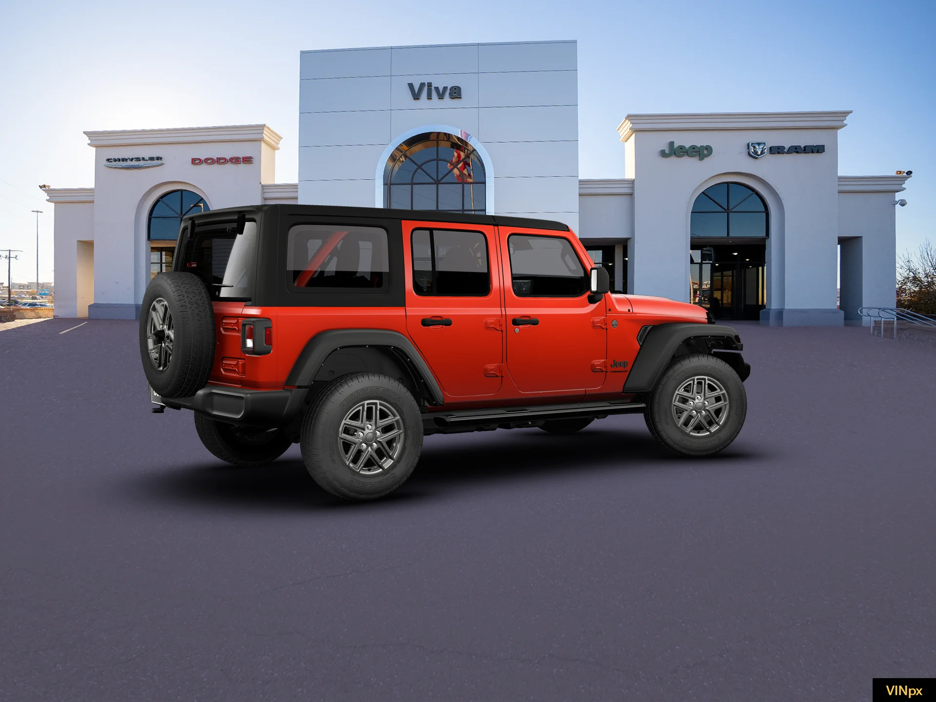New 2026 Firecracker Red Clear-Coat Exterior Paint Jeep Sport image 20