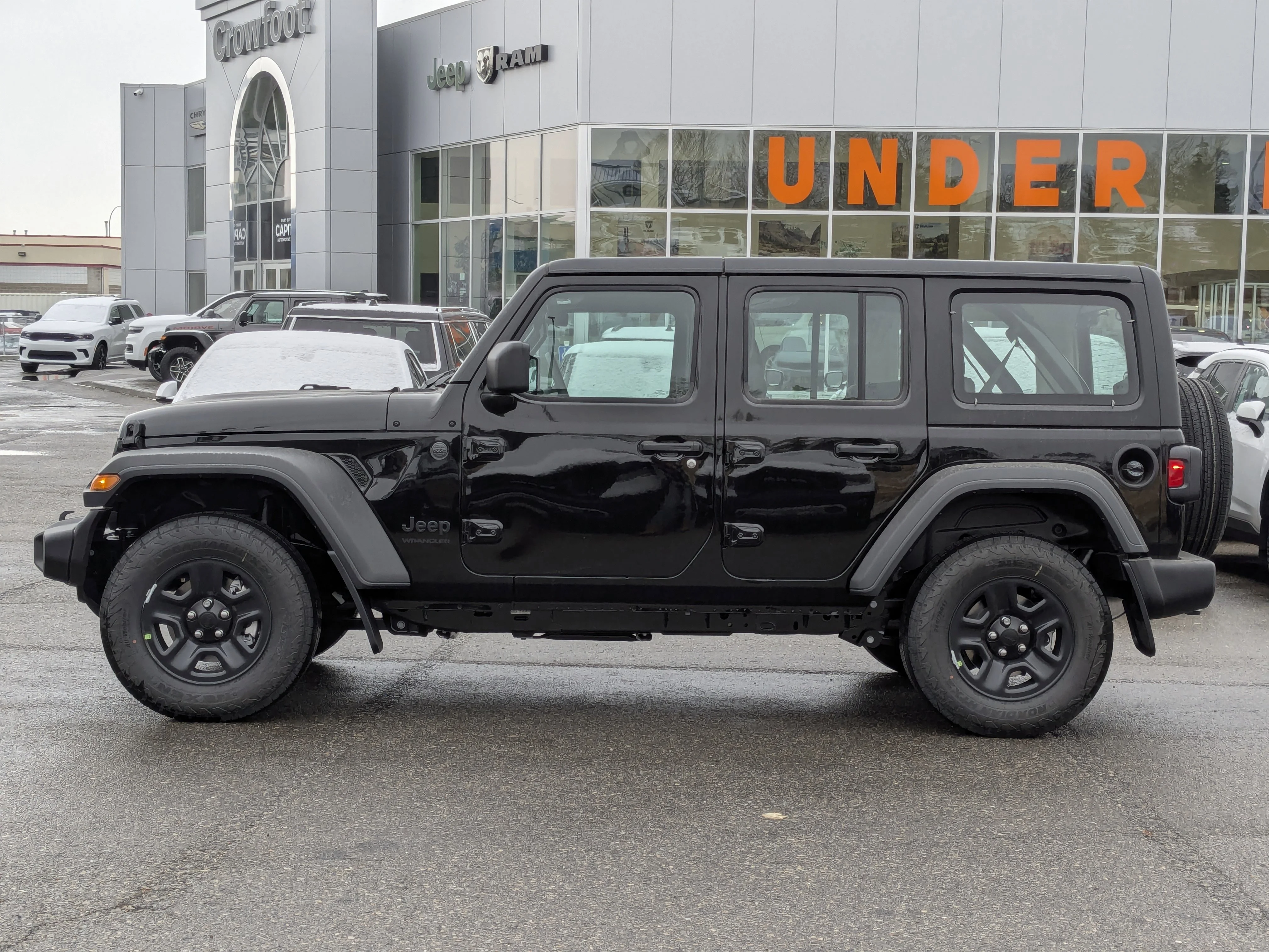 New 2026 Black Jeep Sport - - 2.0L Turbo Engine - 12.3 Uconnect 5 Display - 3-Piece Hard Top - 8-Speed Auto & More image 5