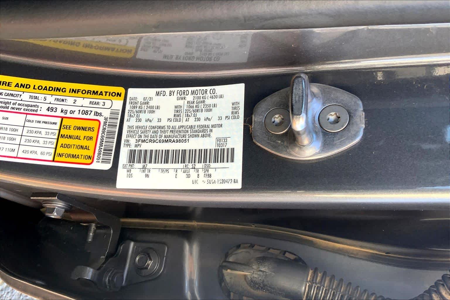 Used 2021 Carbonized Gray Metallic Ford Outer Banks image 36