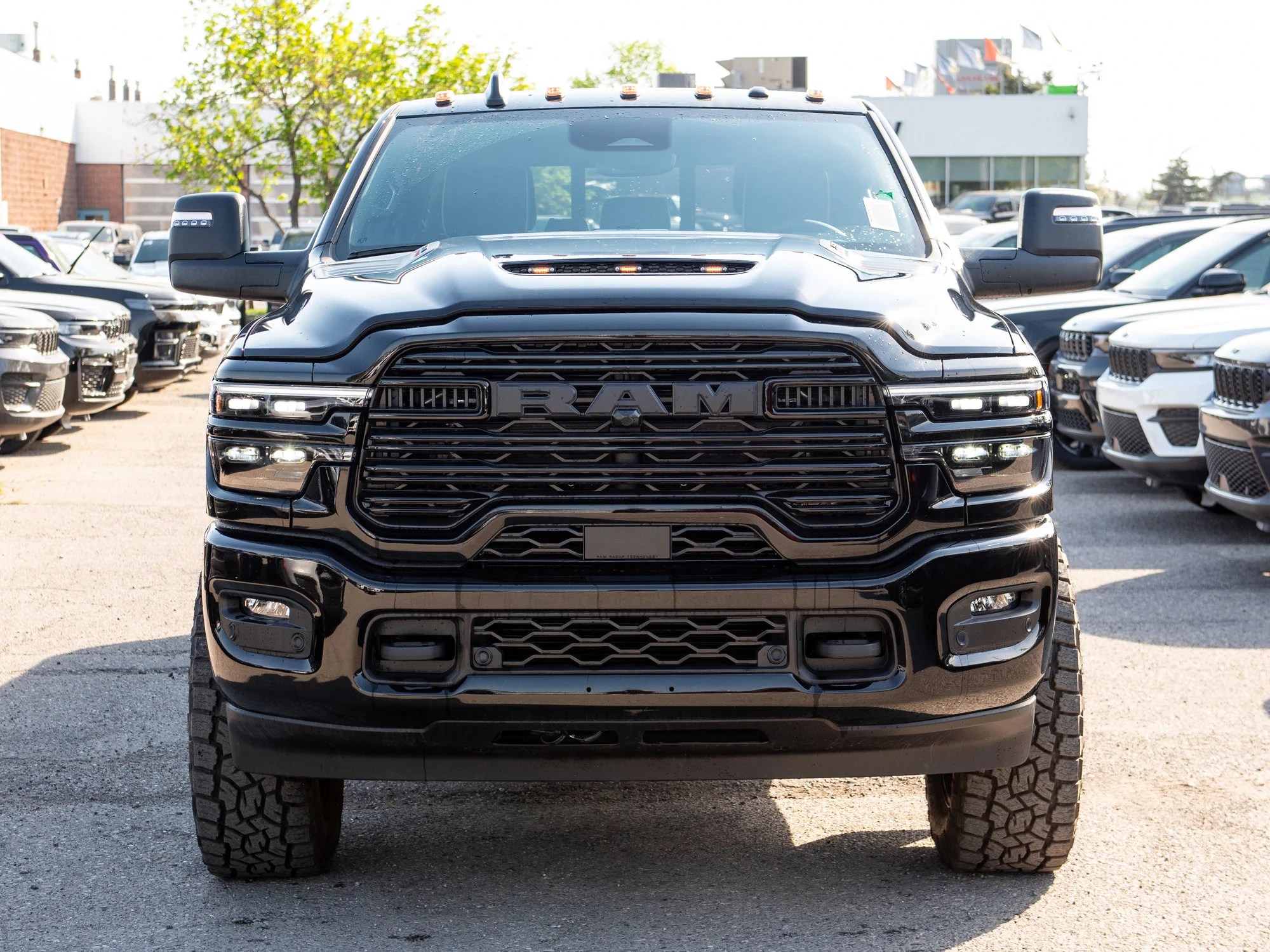 New 2026 Black RAM Laramie* Mega Cab, 2 Inch Lift, 35 Inch Tires, Trigger Industries Mudflaps image 11
