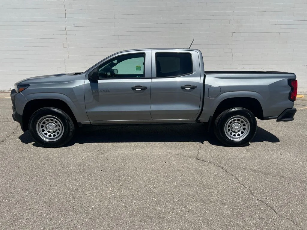 Used 2023 Sterling Gray Metallic Chevrolet Work Truck image 2