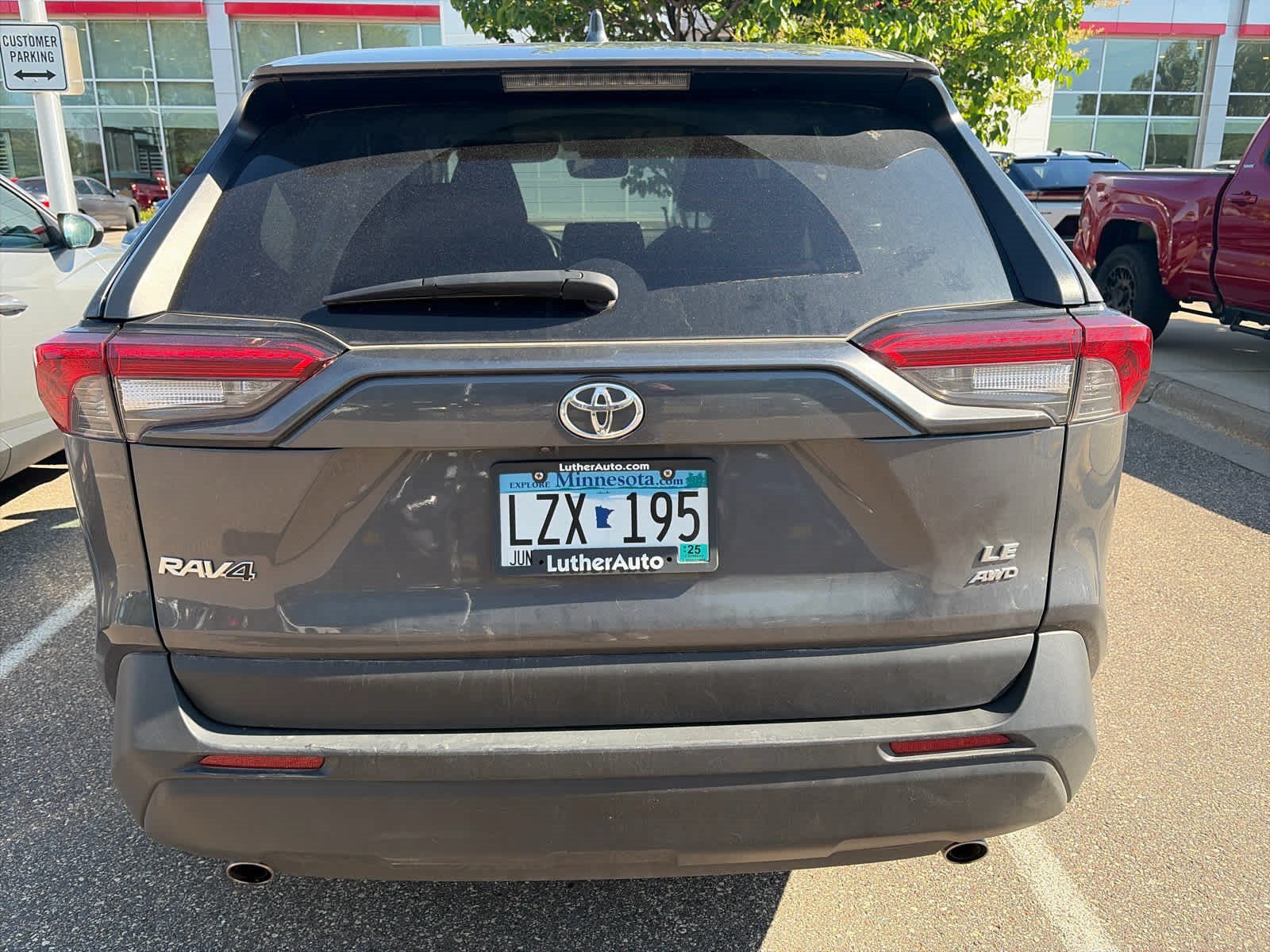 Used 2024 Magnetic Gray Metallic Toyota LE image 5
