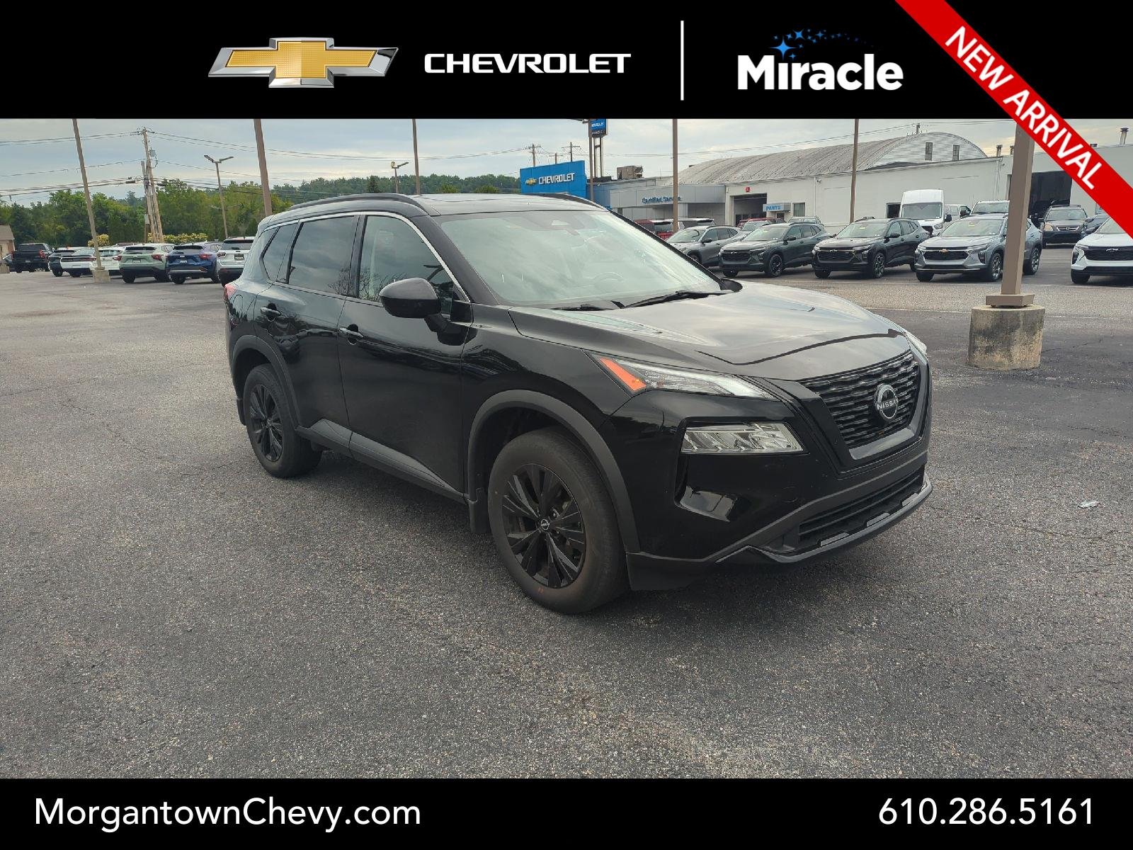 Used 2023 Super Black Nissan SV image 1
