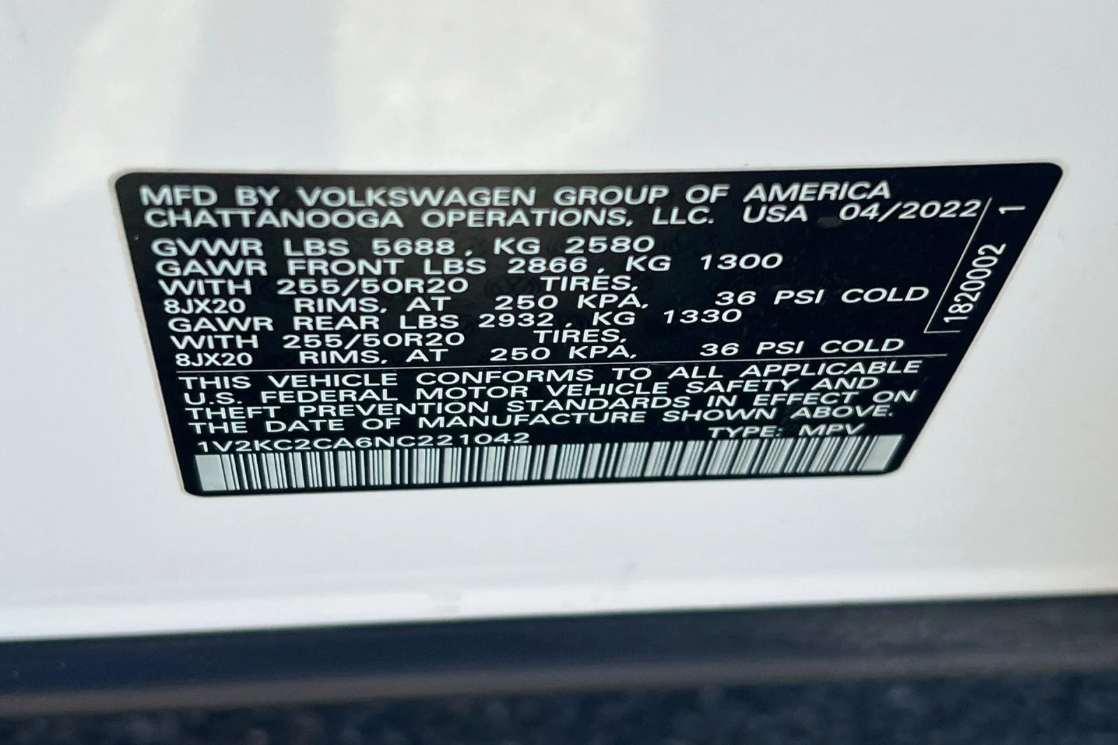 Used 2022 White Volkswagen 2.0T SE w/Technology image 26