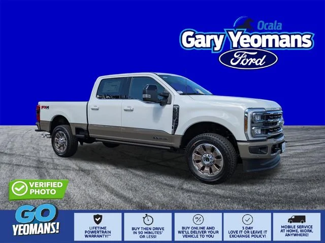 New 2026 Star White Metallic Tri-Coat Ford F-350® King Ranch® image 1