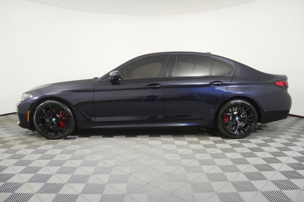 Certified Used 2023 Carbon Black Metallic BMW 540i image 2