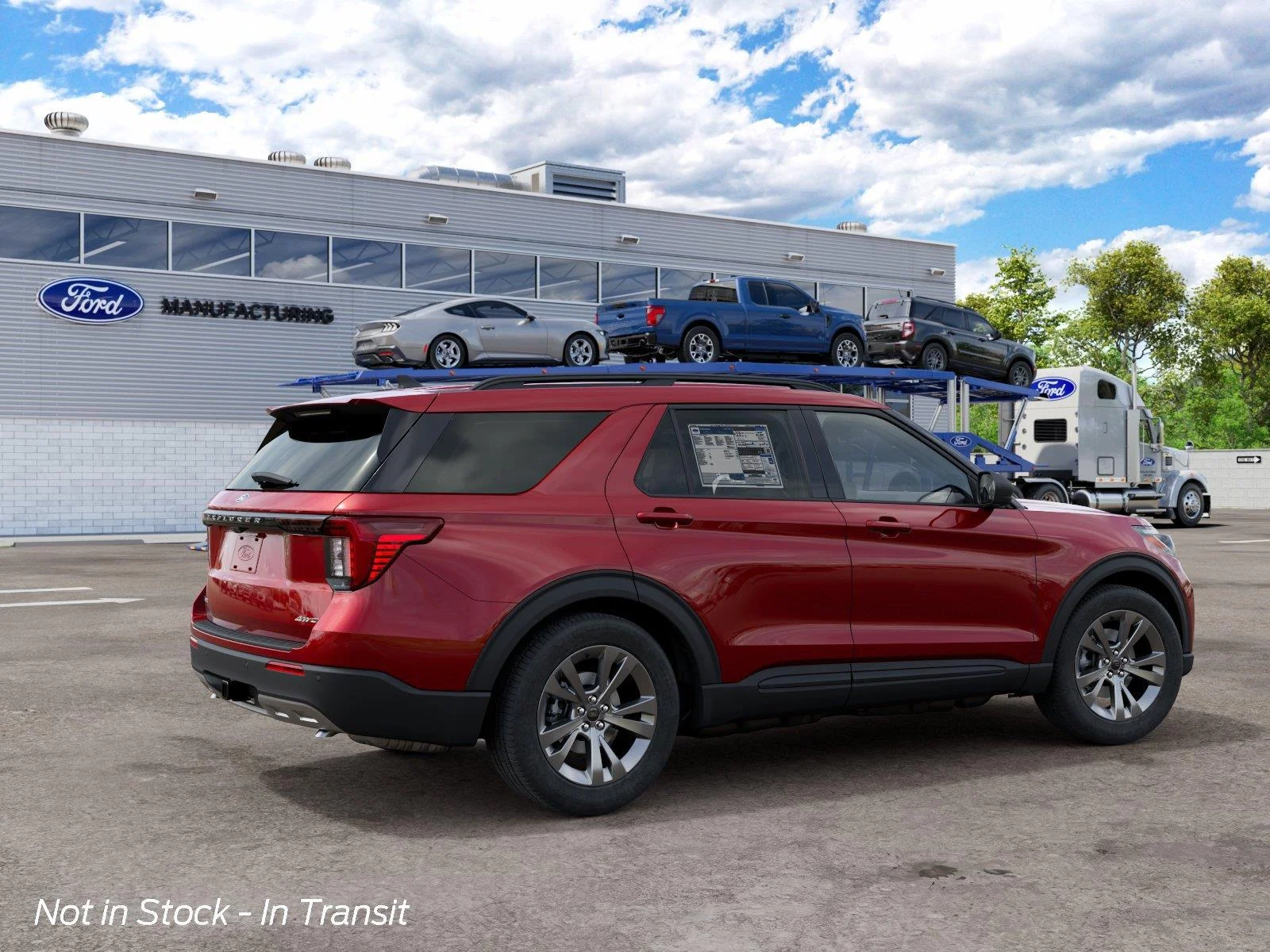 New 2027 Ruby Red Metallic Tinted Clearcoat Ford Active image 6