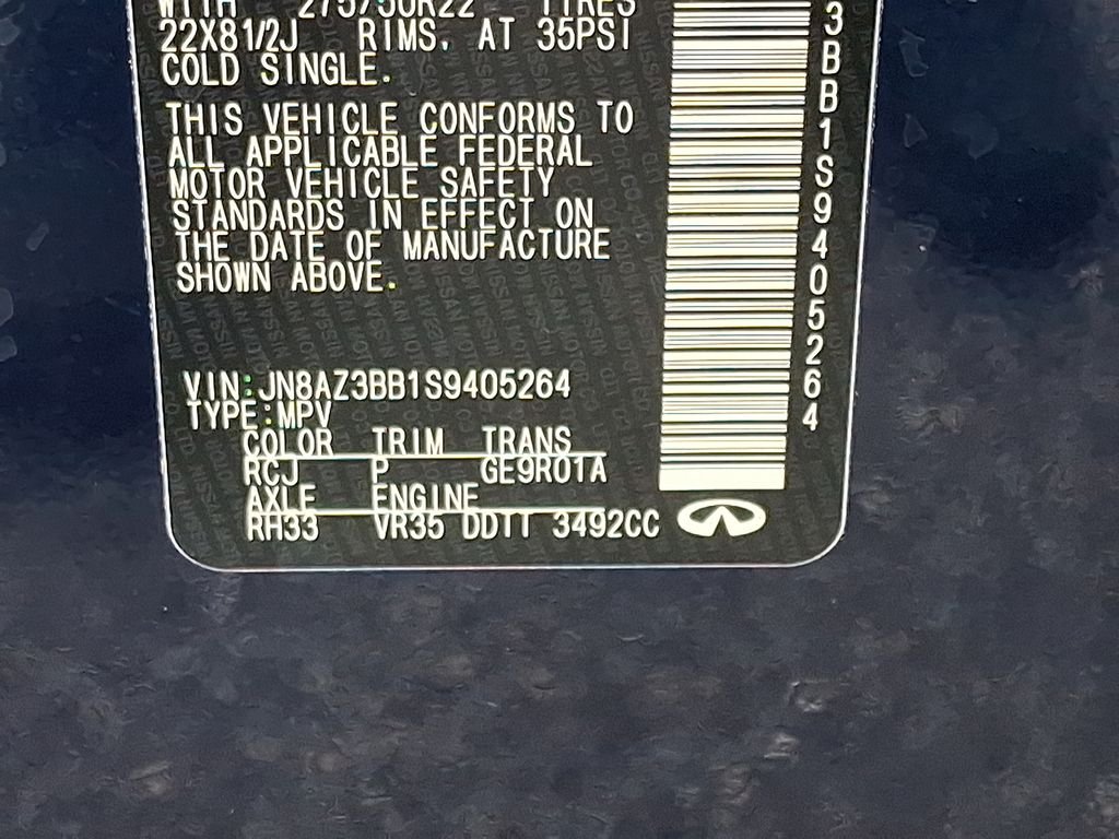 Used 2025 Blue INFINITI LUXE image 27