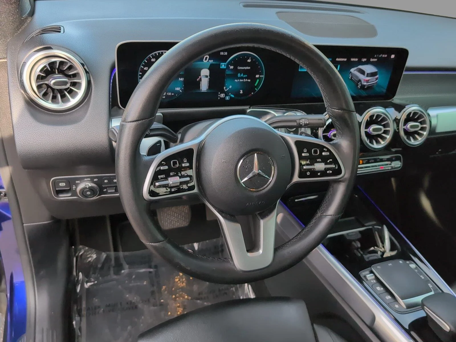 Used 2021 Galaxy Blue Metallic Mercedes-Benz GLB 250 image 4
