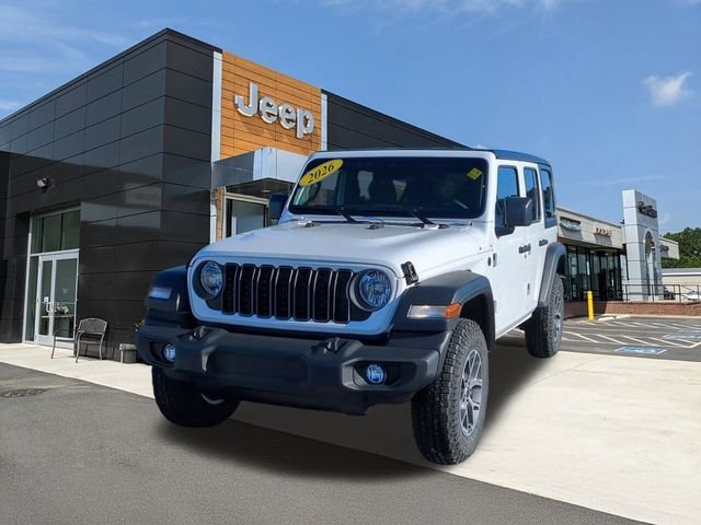 New 2026 Bright White Clear-Coat Exterior Paint Jeep Sport S image 3