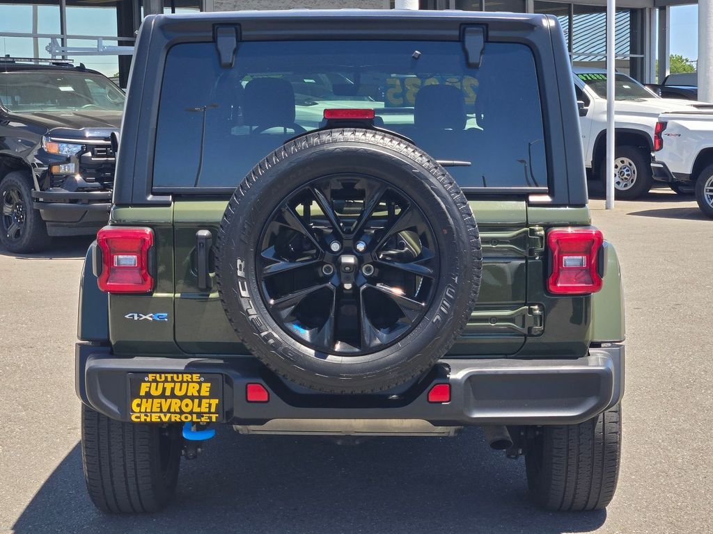Used 2022 Green Jeep Unlimited Sahara 4xe image 5