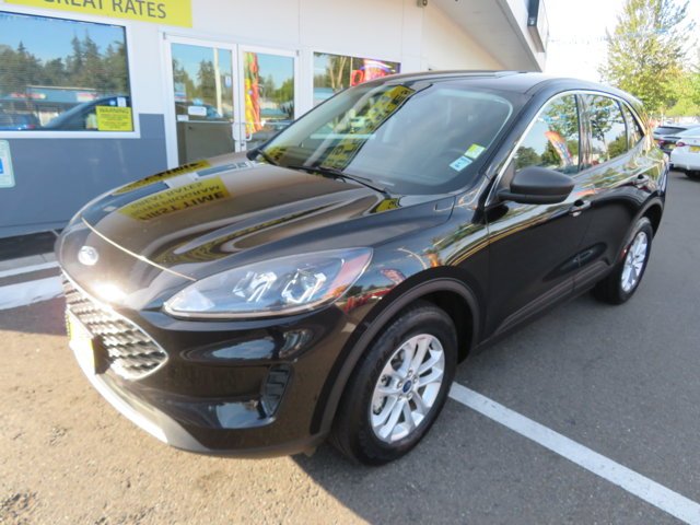 Used 2022 Agate Black Metallic Ford SE Hybrid image 1