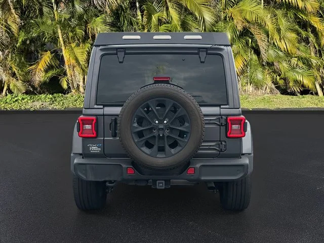 Certified Used 2021 Gray Jeep Unlimited Sahara 4xe image 7