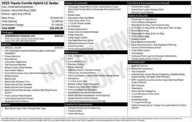 Certified Used 2025 WIND CHILL PEARL Toyota  image 2
