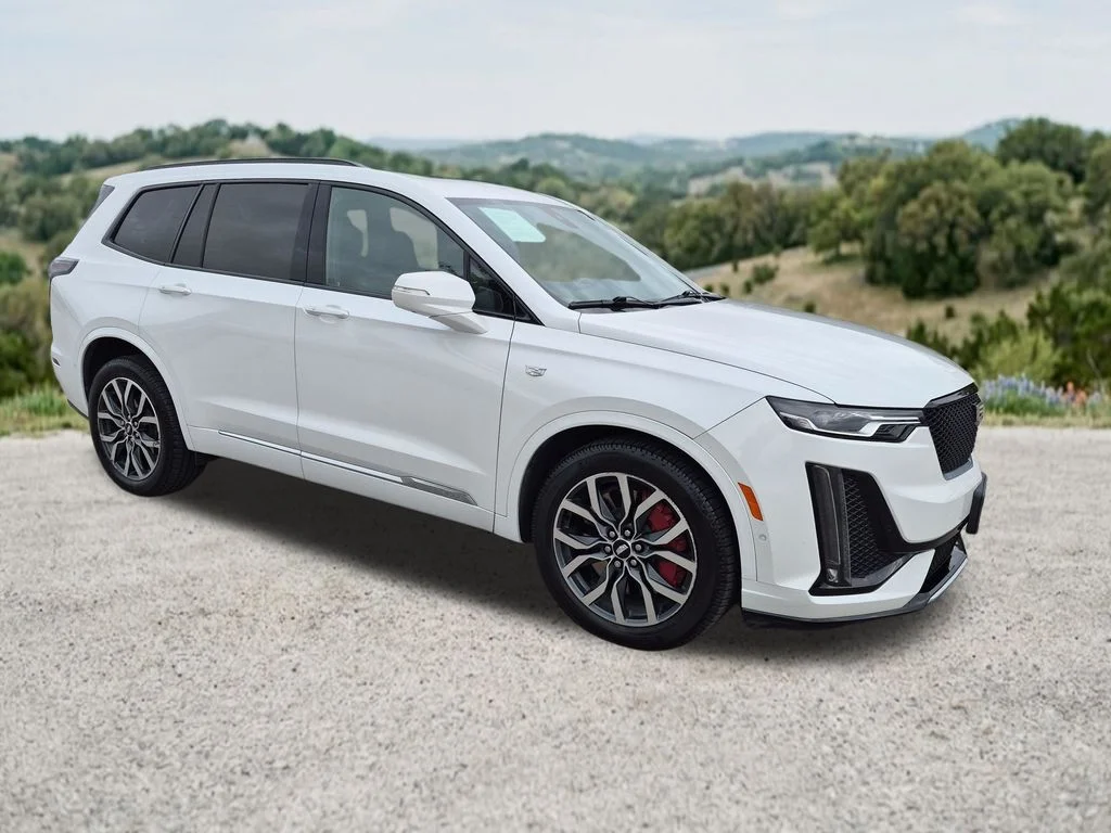 Used 2023 White Cadillac Sport image 1