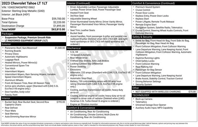 Used 2023 Sterling Gray Metallic Chevrolet LT image 30