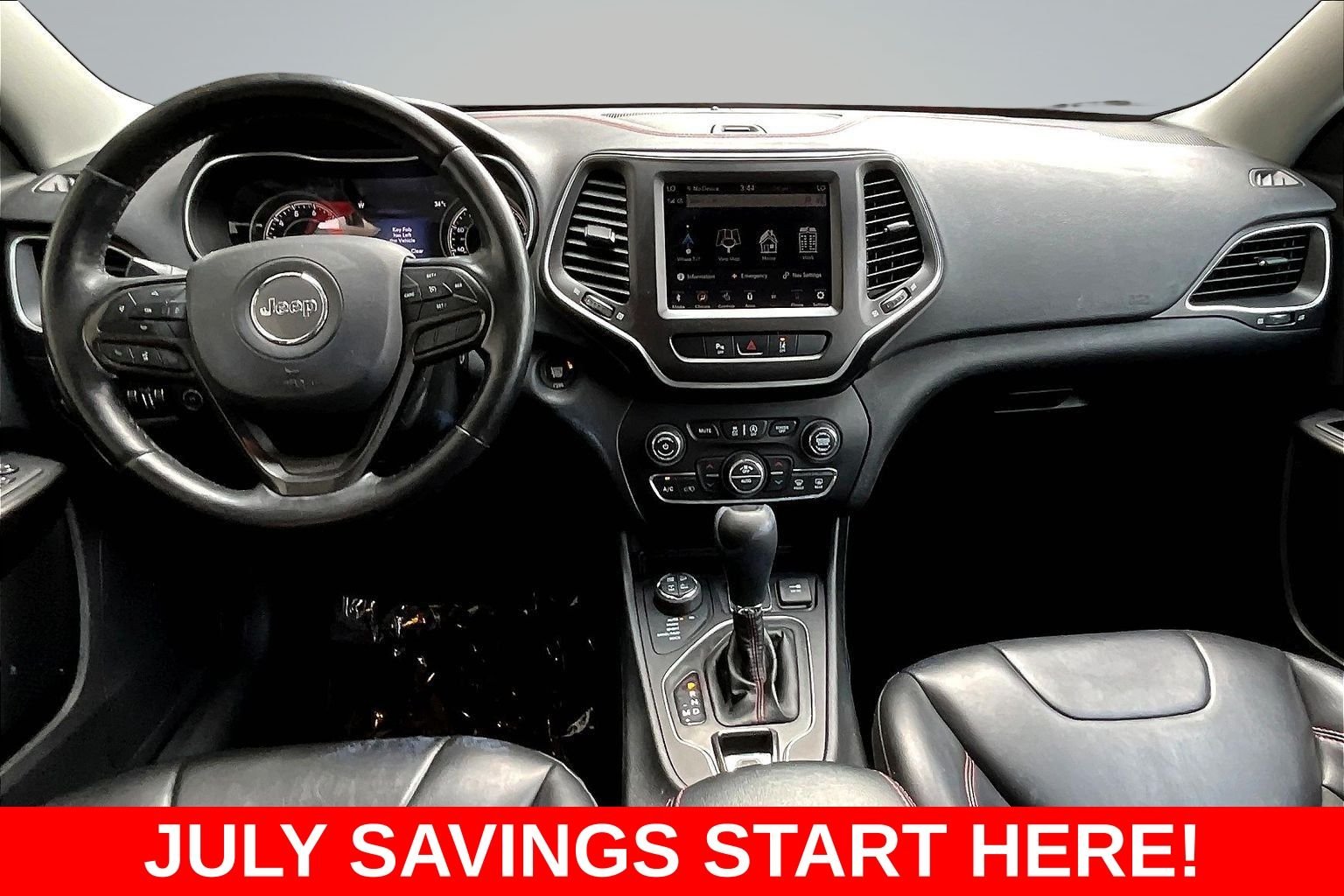 Used 2021 Orange Jeep Trailhawk image 8