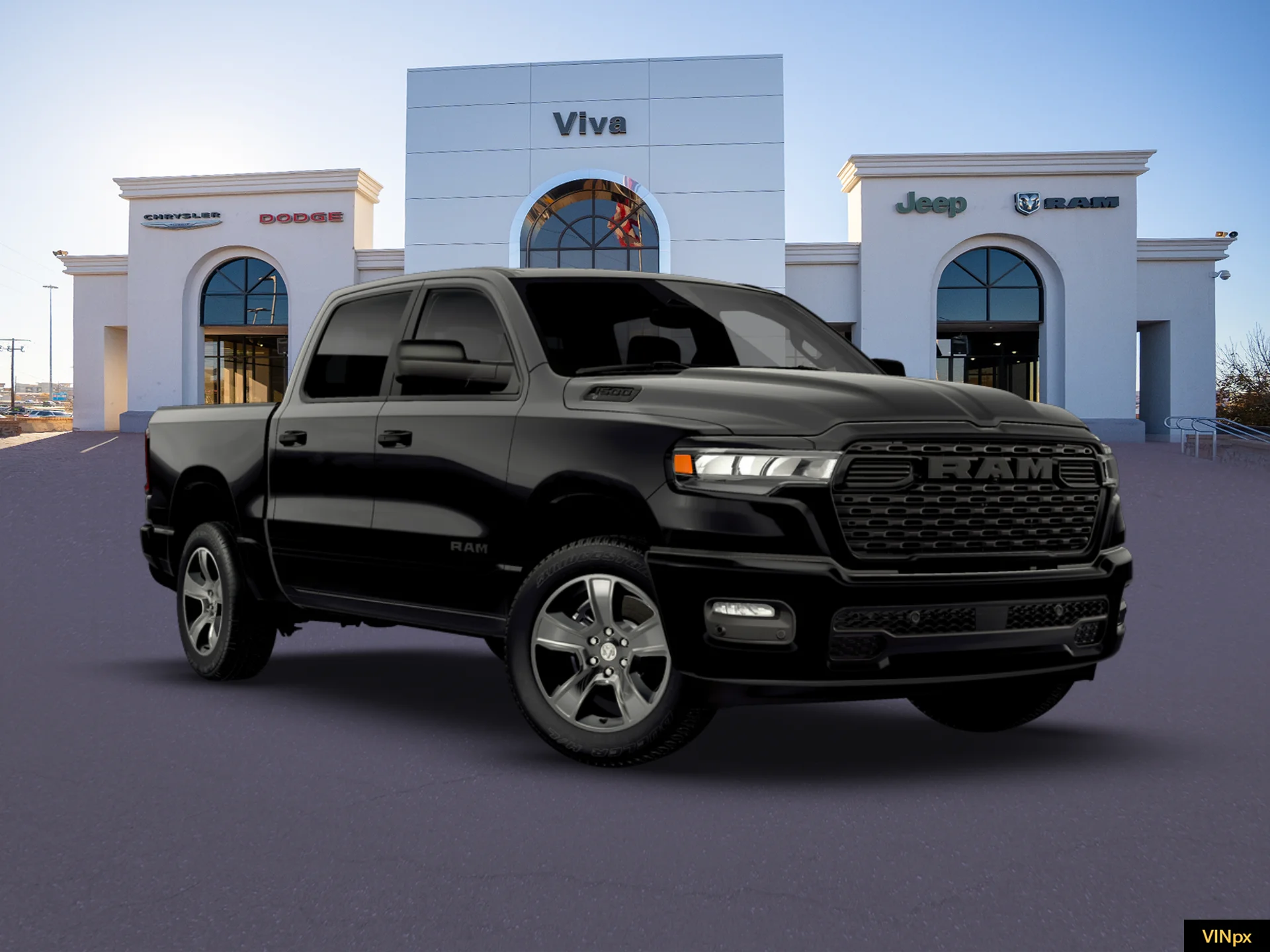 New 2026 Diamond Black Crystal Pearl-Coat Exterior Paint RAM  image 23