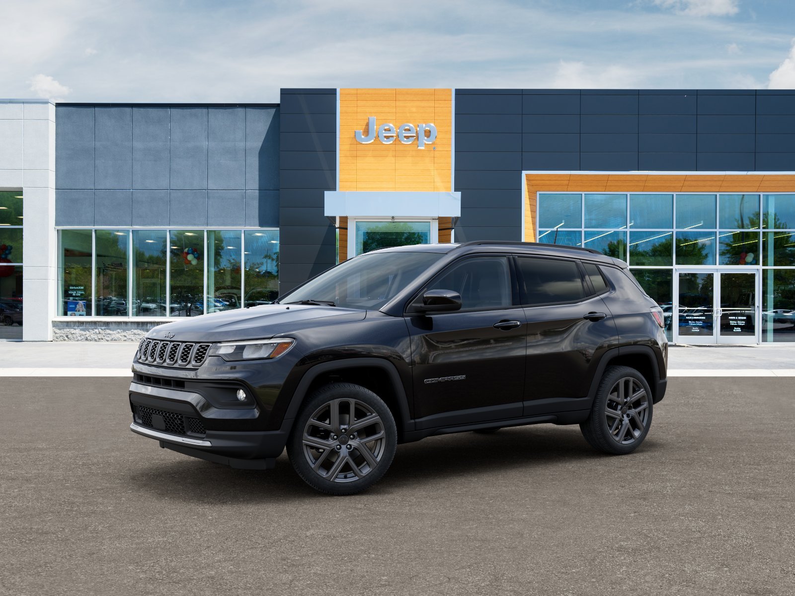 New 2026 Diamond Black Crystal Pearlcoat Jeep Latitude Altitude image 2