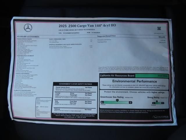 2025 Mercedes-Benz Sprinter Cargo Van Base - Photo 9
