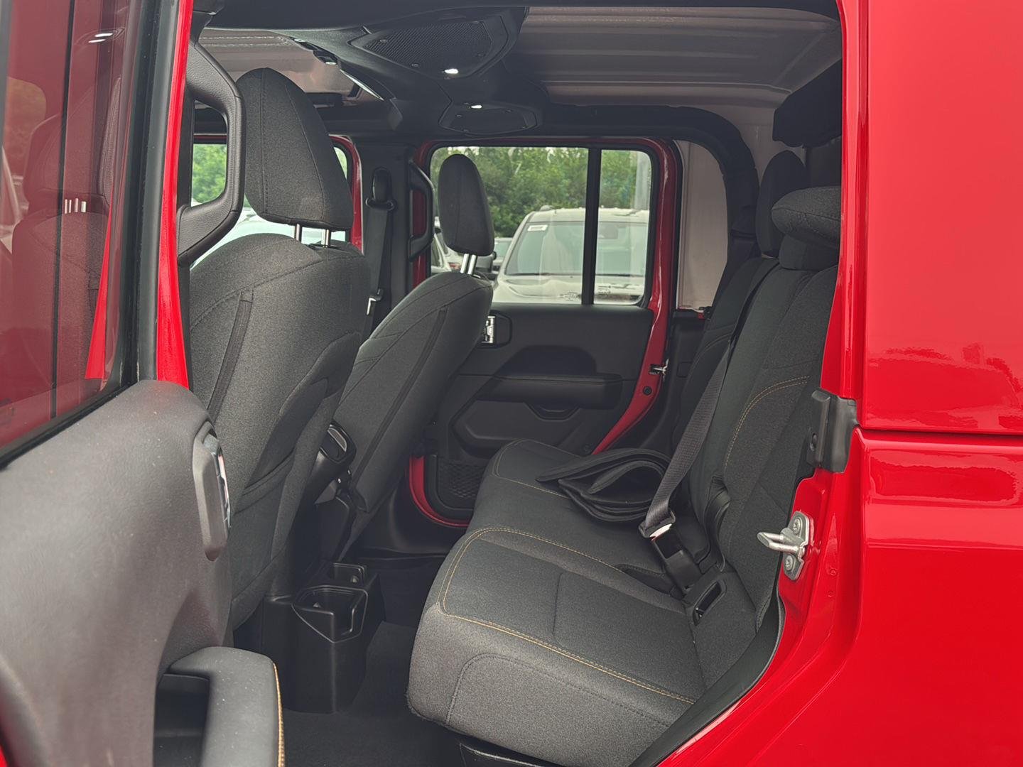 Used 2025 Firecracker Red Clearcoat Jeep Texas Trail image 7