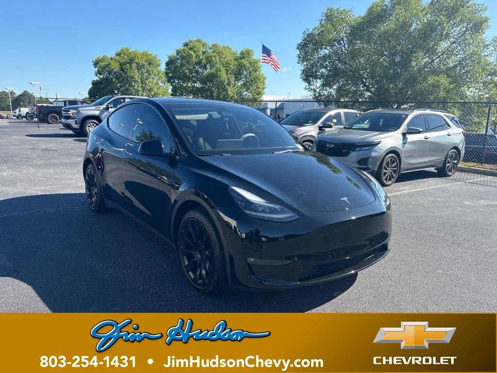 Black 2022 Tesla Model Y Long Range AWD SUV / Crossover All-Wheel Drive 