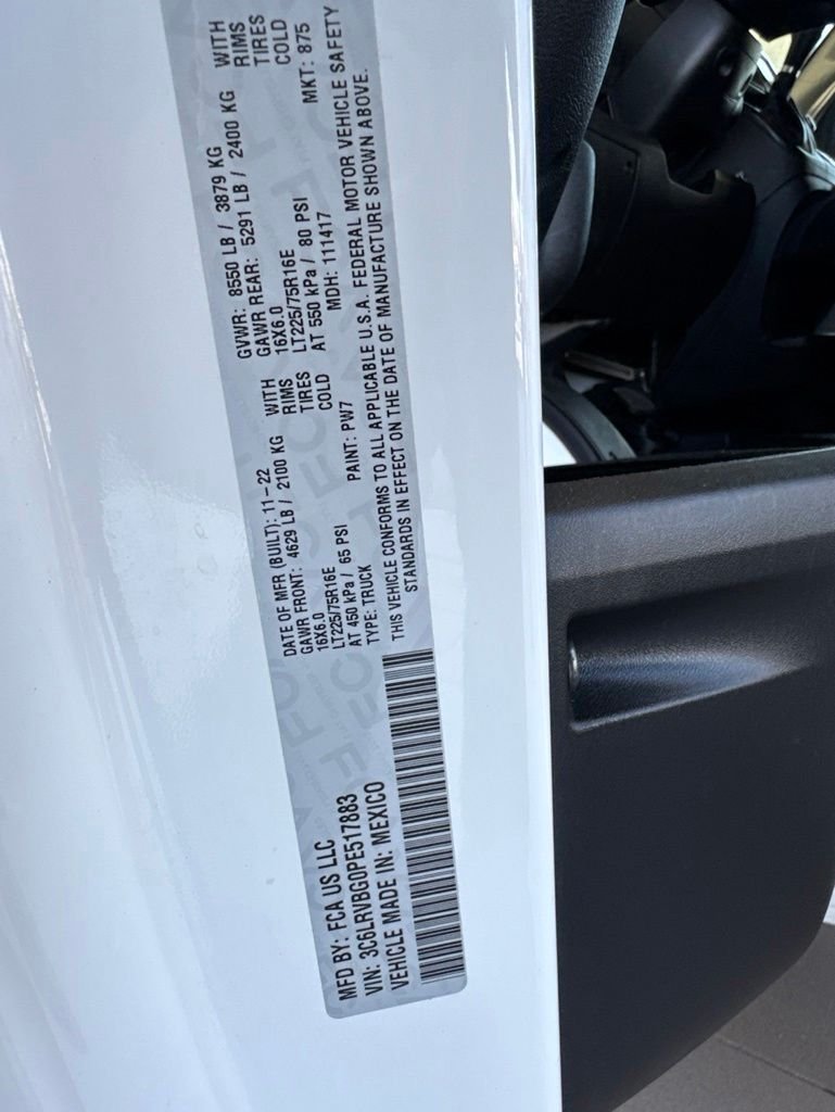 Used 2023 White Ram Base image 18