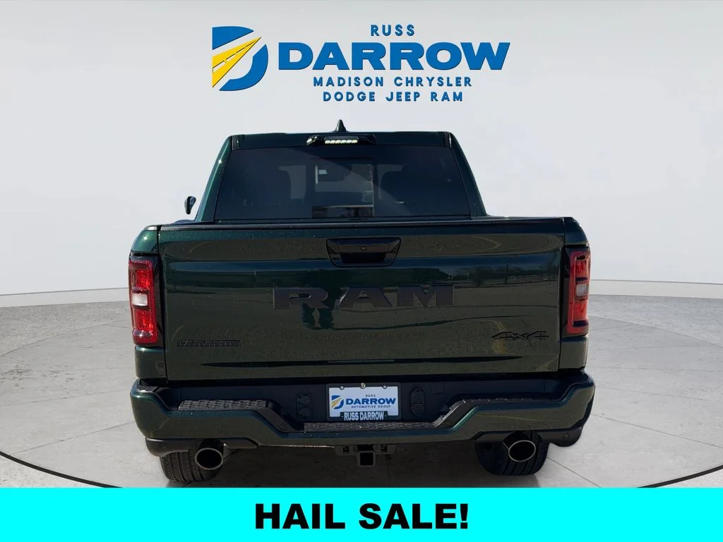 New 2026 Serrano-Green Metallic Exterior Paint RAM Laramie image 4