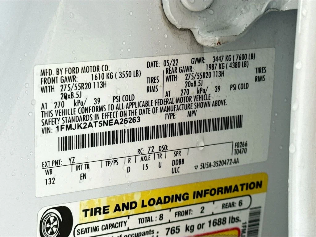 Used 2022 White Ford Limited image 36