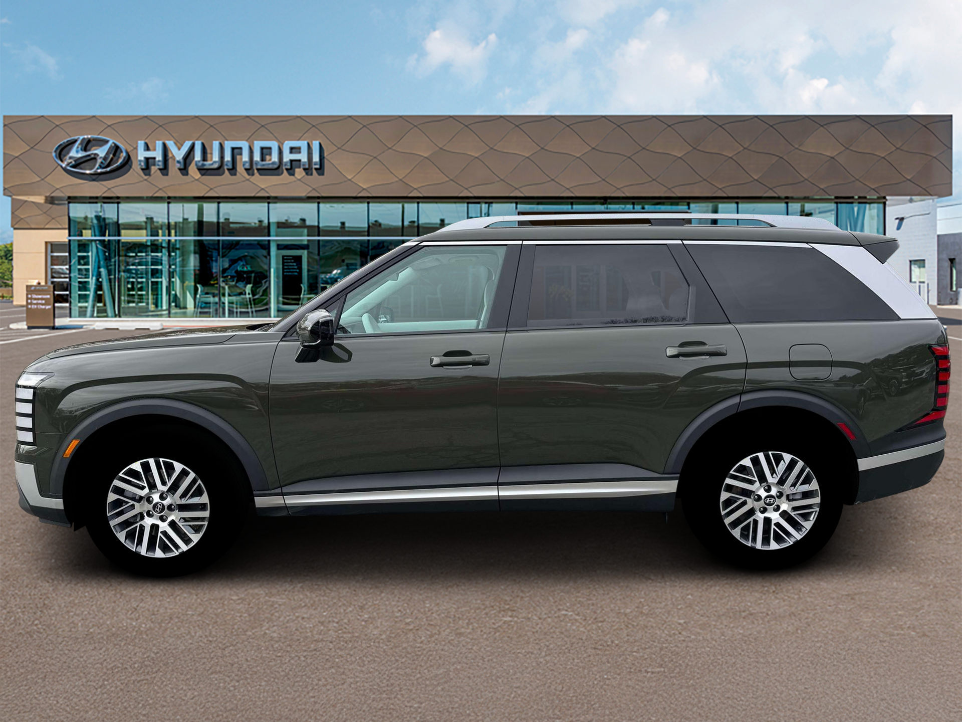 New 2026 Titan Green Hyundai SEL AWD image 3