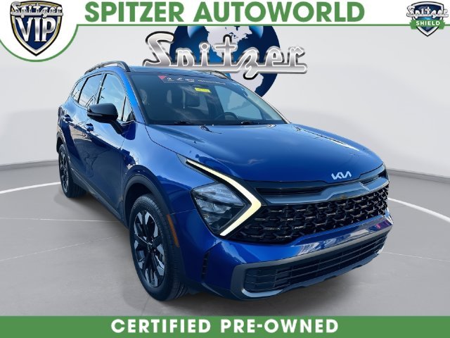 Certified Used 2023 Blue Kia X-Line image 1