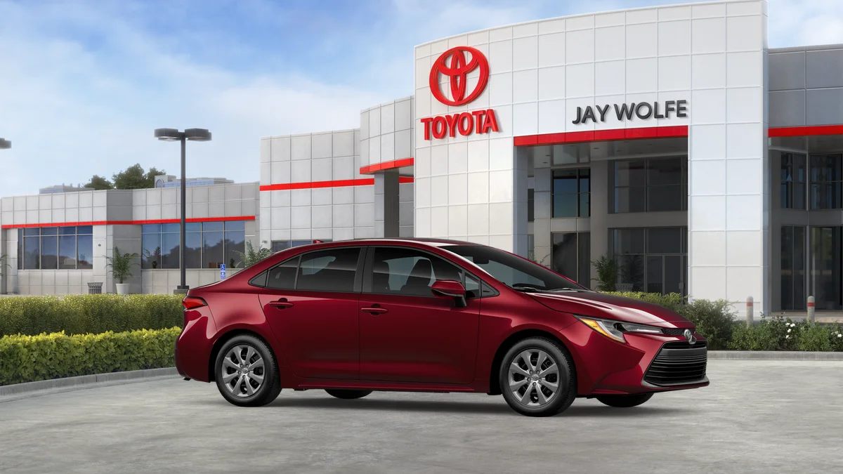 New 2026 Ruby Flare Pearl Toyota LE image 13