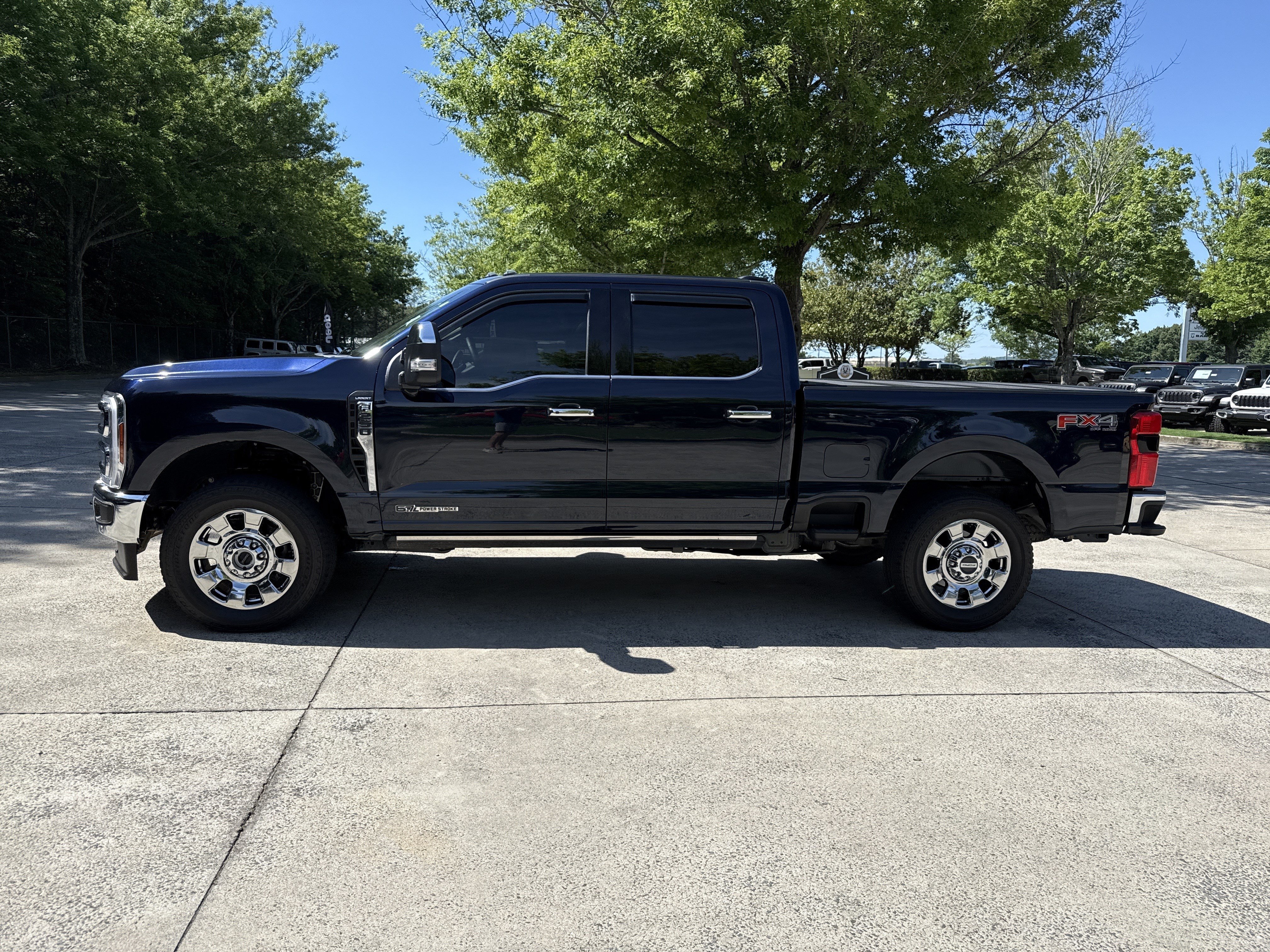 Used 2025 Blue Metallic Ford LARIAT image 4
