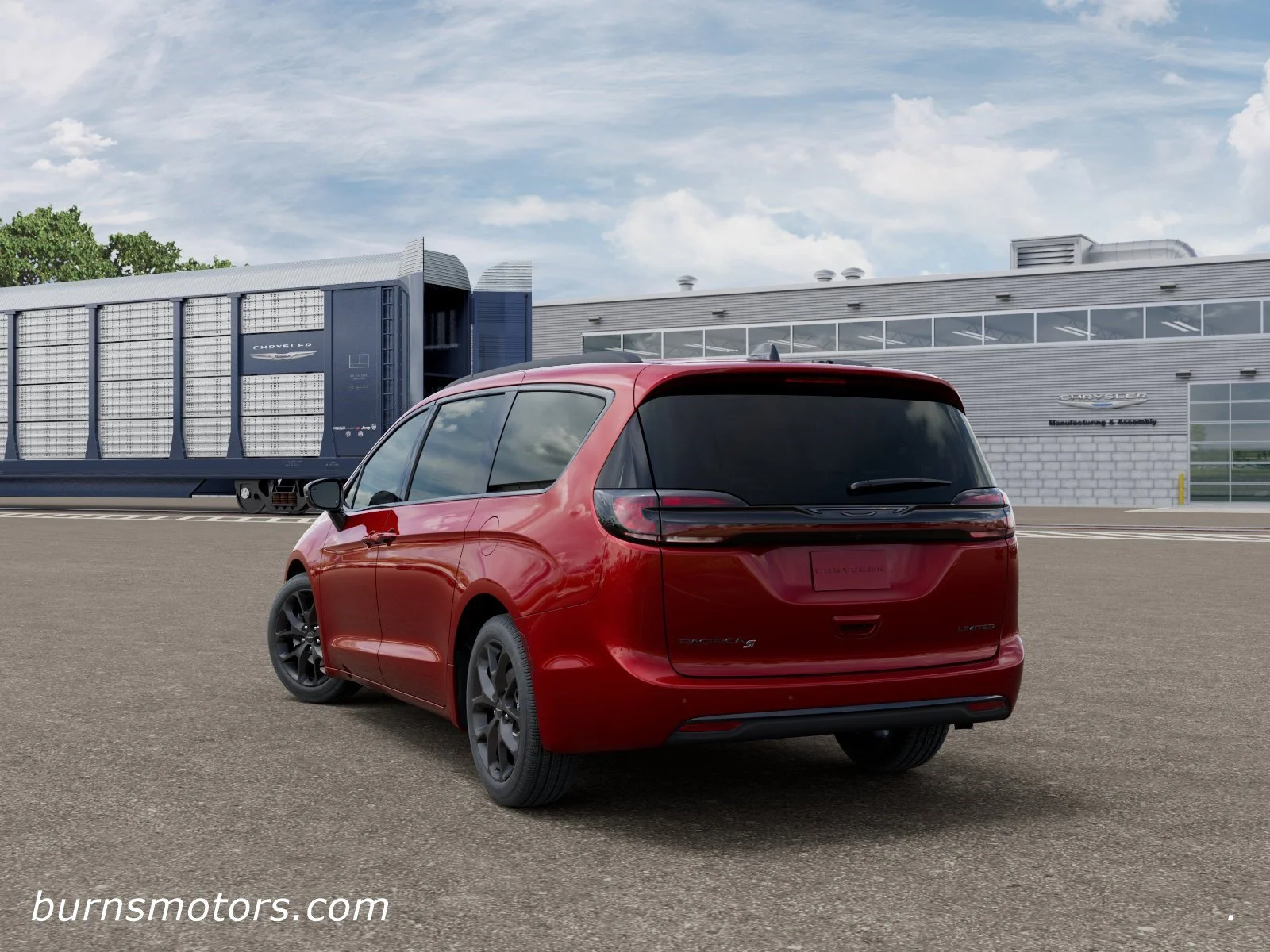 New 2027 Red Hot Pearl-Coat Exterior Paint Chrysler Limited image 3