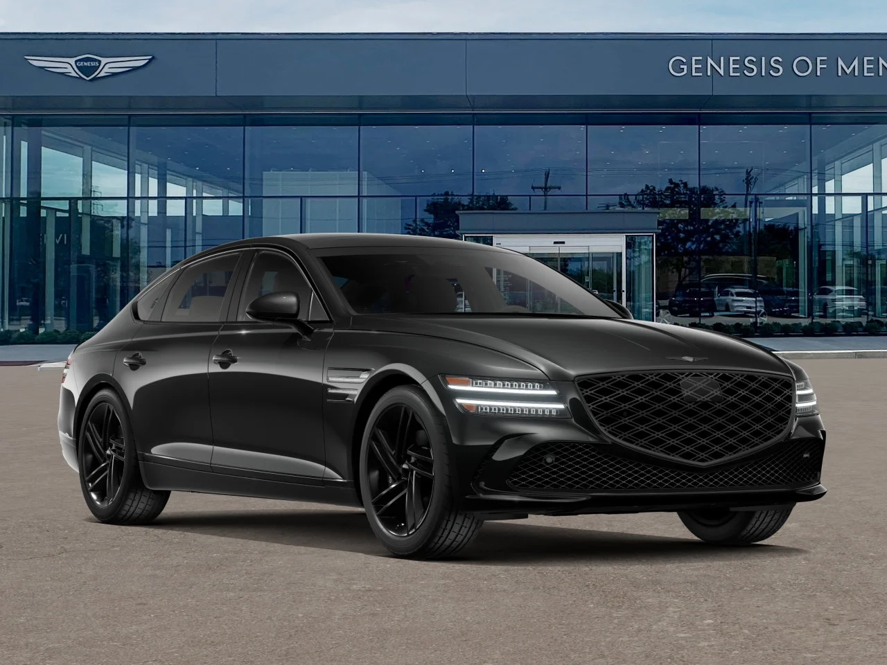 New 2026 Vik Black Metallic Genesis 3.5T Prestige Black AWD image 2