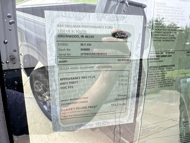 New 2026 Black Ford STX image 2