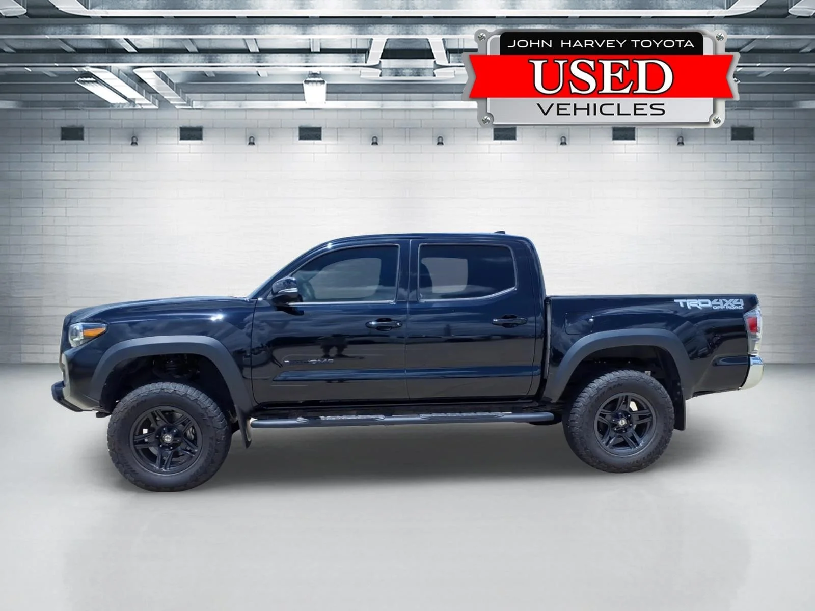 Used 2022 Midnight Black Metallic Toyota TRD Off-Road image 2