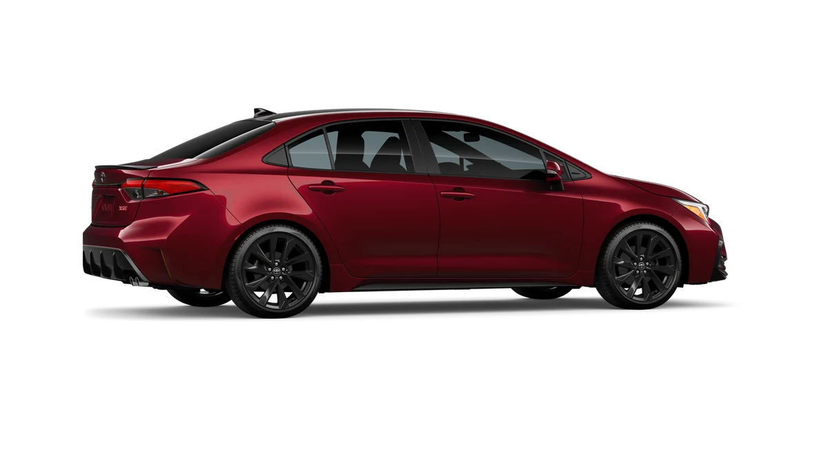 New 2026 Ruby Flare Pearl with Midnight Black Metallic roof Toyota XSE image 11