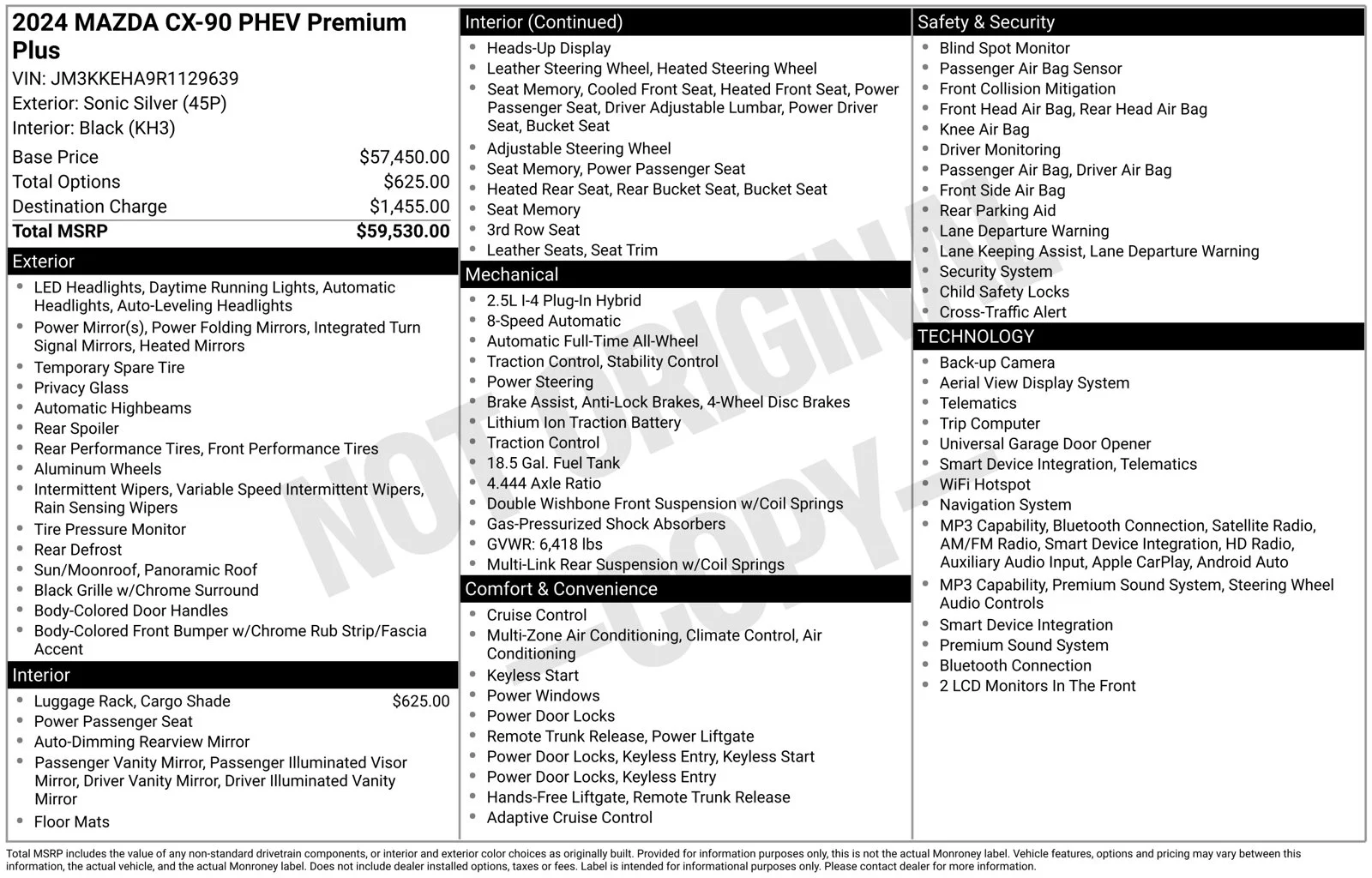 Certified Used 2024 Sonic Silver Mazda Premium Plus image 17
