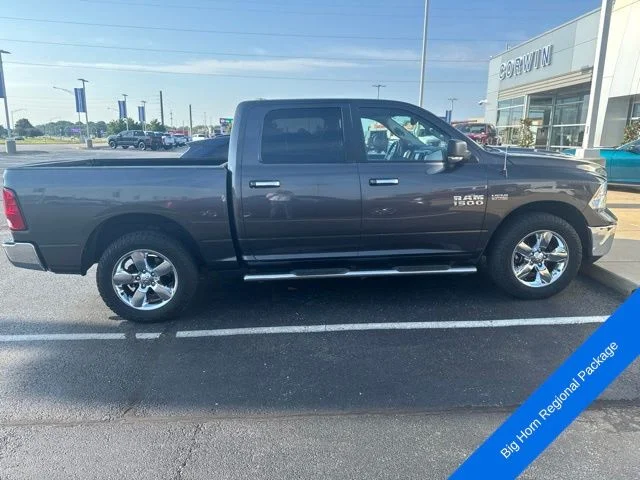 Used 2018 Granite Crystal Clearcoat Metallic Ram Big Horn image 4