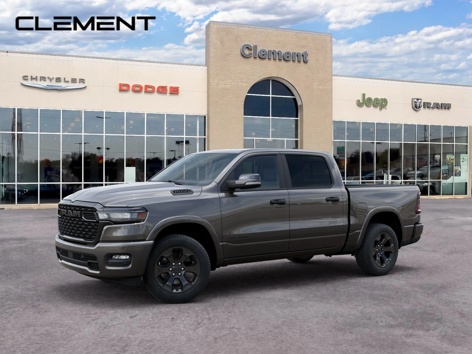 New 2026 Granite Crystal Metallic Clear-Coat Exterior Paint RAM Big Horn/Lone Star image 2