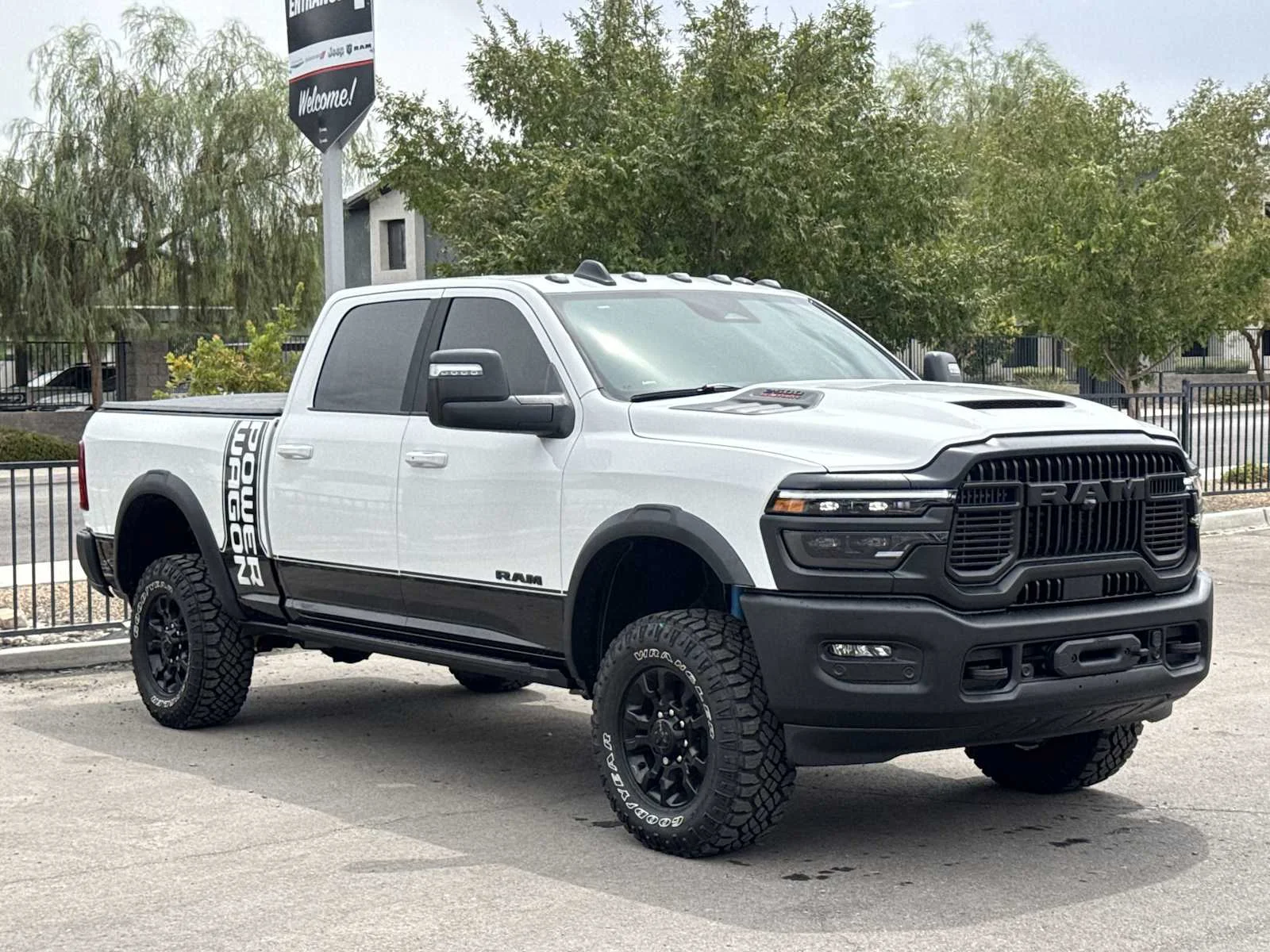 New 2026 Bright White Clear-Coat Exterior Paint RAM Power Wagon image 2