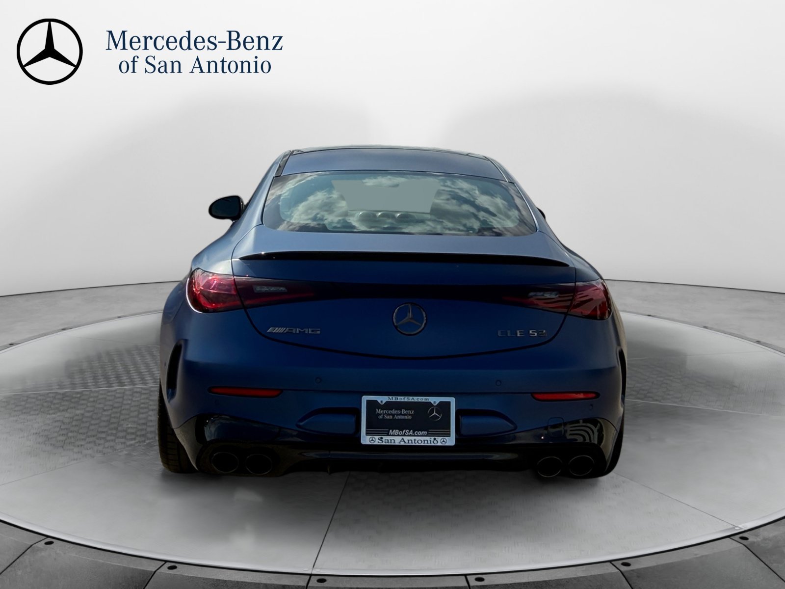New 2026 MANUFAKTUR Starling Blue Magno Mercedes-Benz AMG® CLE 53 4MATIC+ Coupe image 6