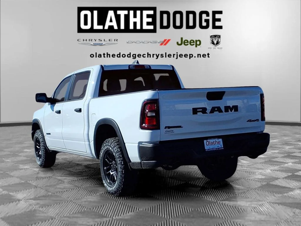 New 2026 Bright White Clear-Coat Exterior Paint RAM Rebel image 3