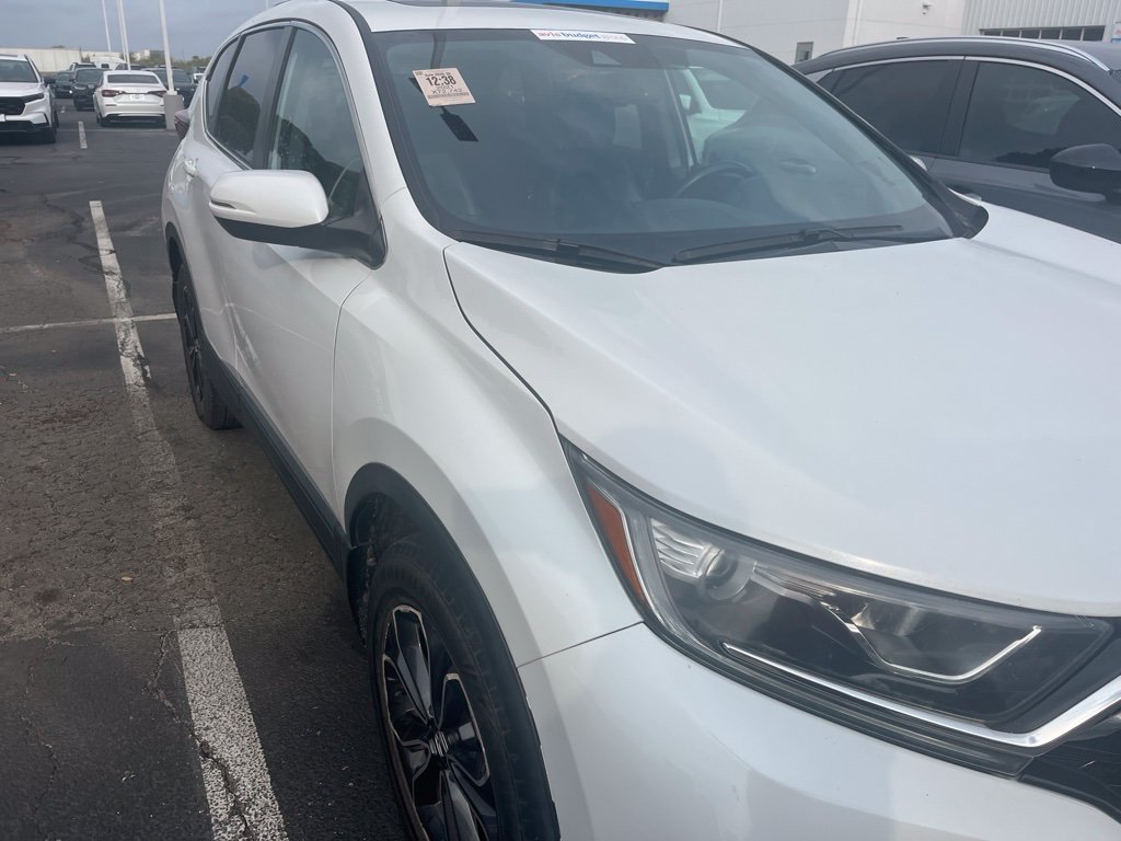 Used 2021 Platinum White Pearl Honda EX-L image 3