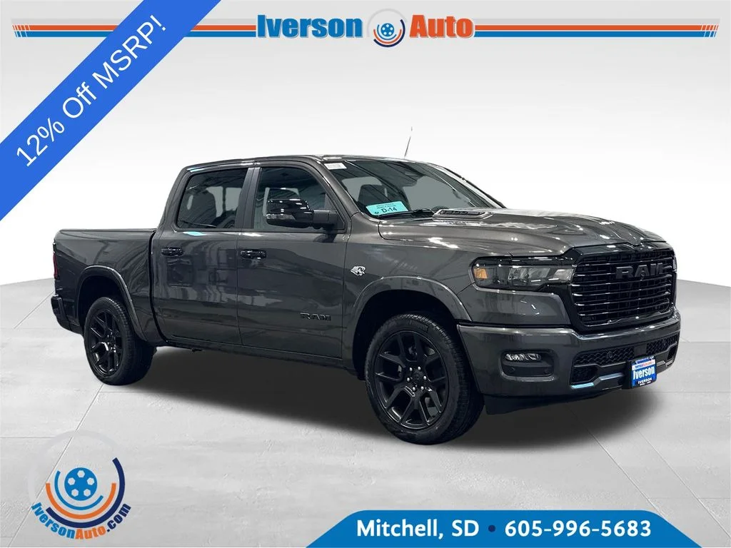 New 2026 Granite Crystal Metallic Clear-Coat Exterior Paint RAM Laramie image 1