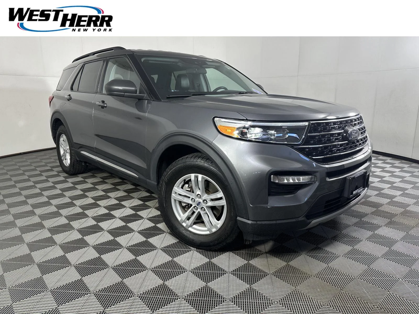 Used 2021 Carbonized Gray Ford XLT image 1