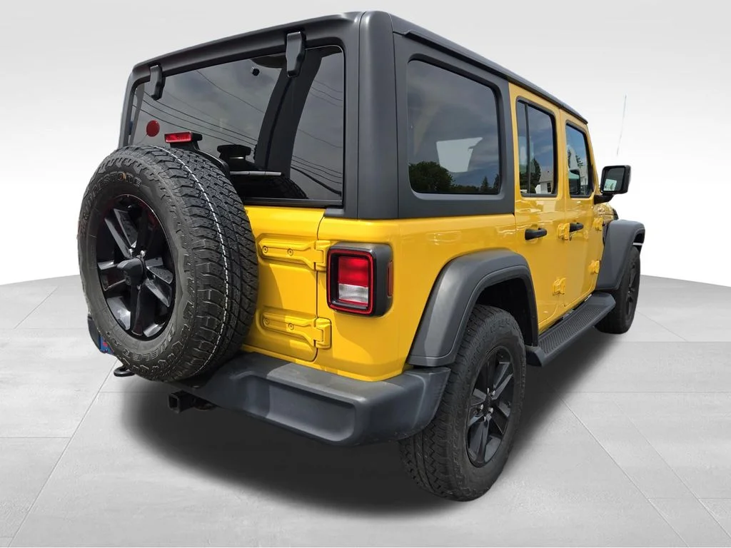 Certified Used 2021 Baja Yellow Clearcoat Jeep Unlimited Sport Altitude image 38