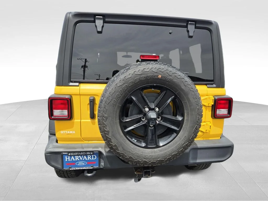 Certified Used 2021 Baja Yellow Clearcoat Jeep Unlimited Sport Altitude image 5